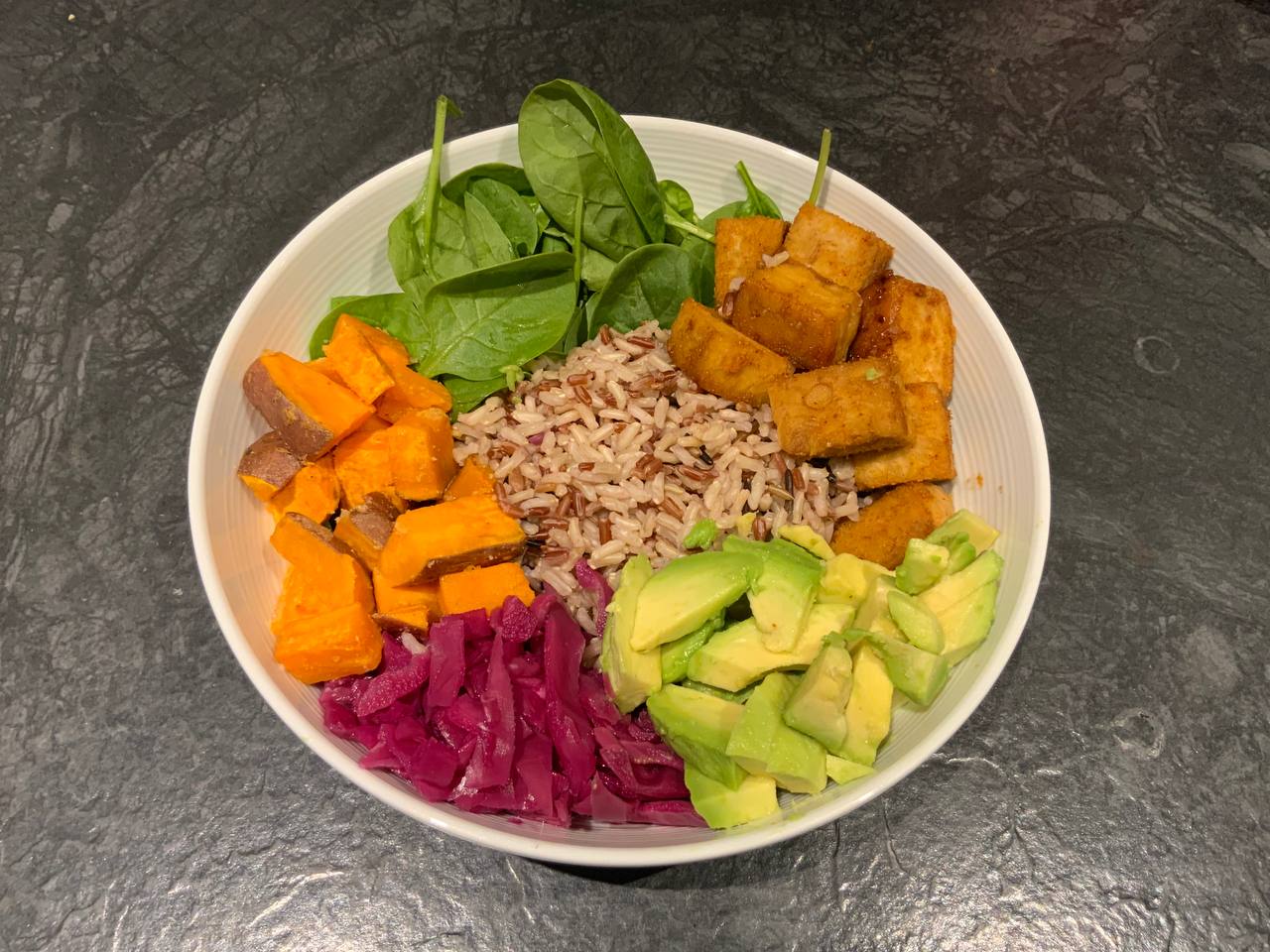 Rainbow summer bowl